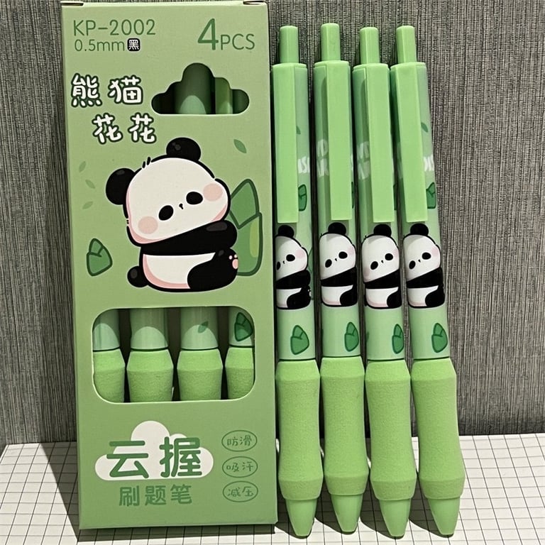 Set 4 bút gel ngòi 0.5mm hoạt hình thú cưng LILA