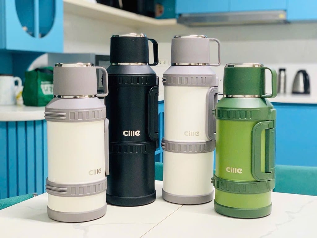 PHÍCH GIỮ NHIỆT 3000ML Và 4000ML CILLE NHẬT BẢN