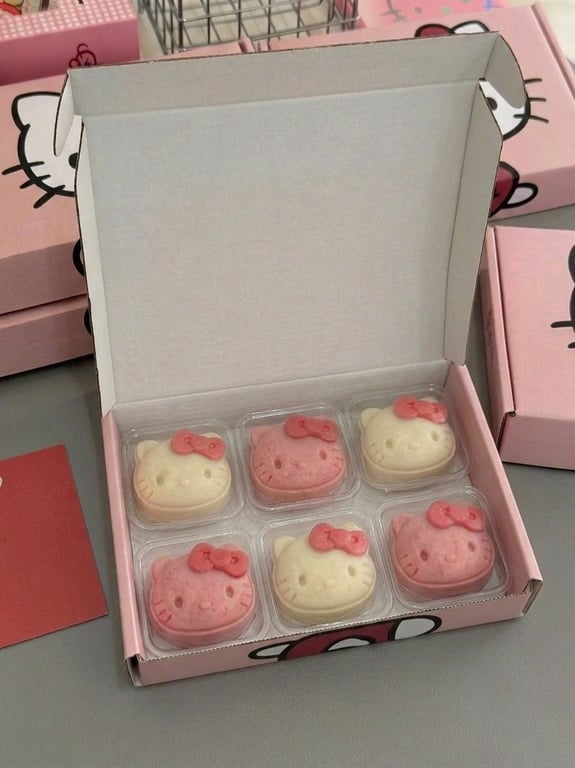 Set Kitty Pink (6 bánh)