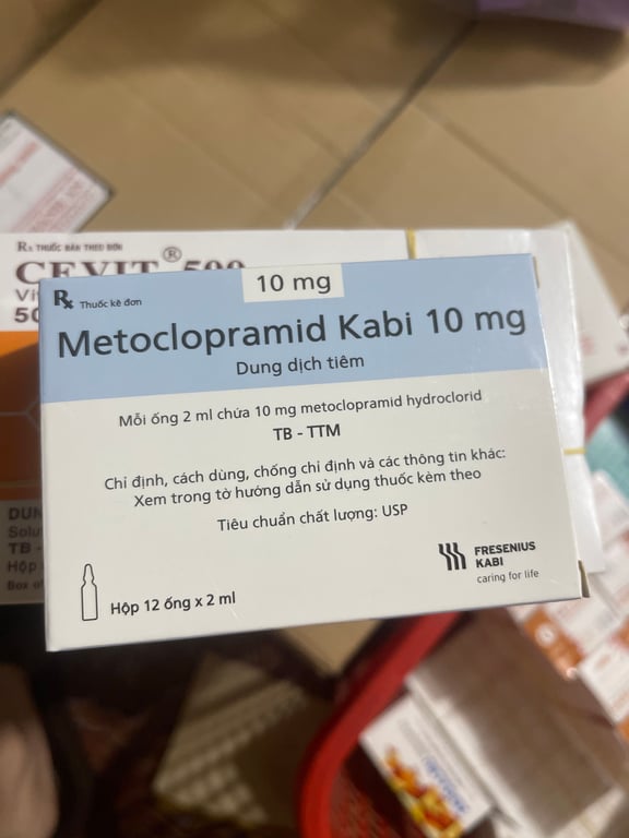 Metoclopamid chích h/12 ống