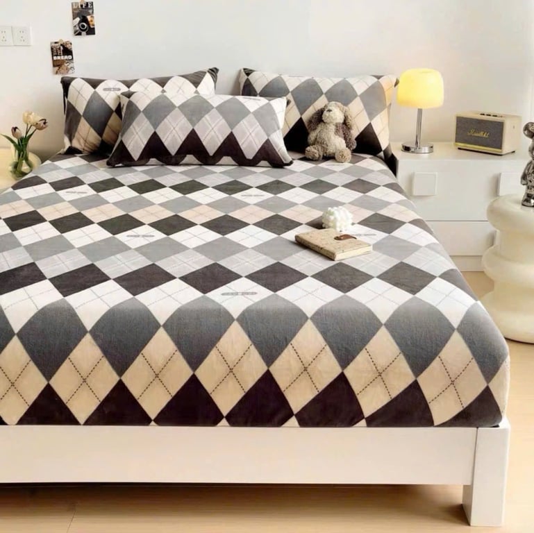 BỘ GA GỐI NỈ LÌ CAO CẤP