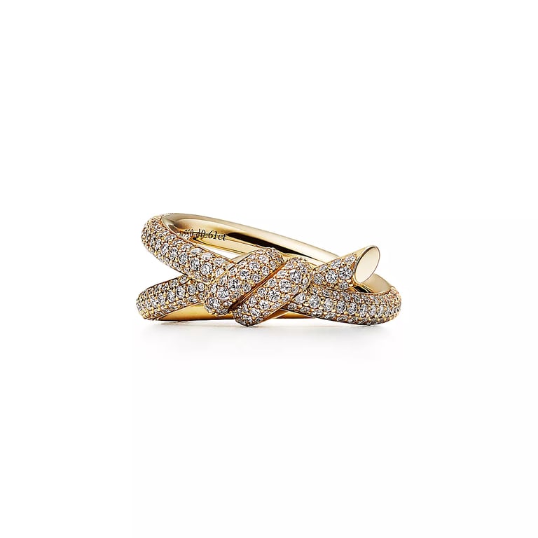 Tiffany Knot Double Row Ring 001