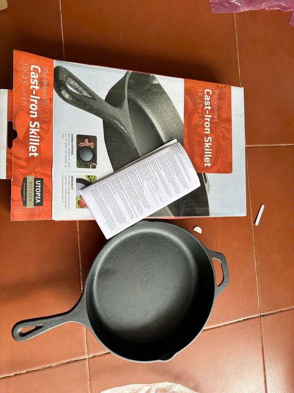 Chảo gang cao cấp đường kính 26cm – Thương hiệu Utopia Kitchen