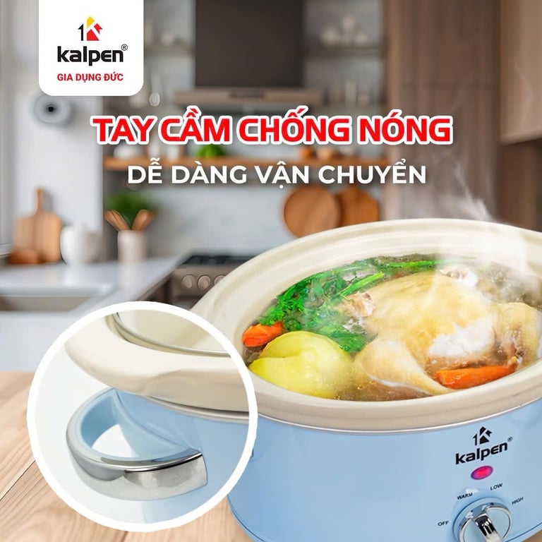 NỒI NẤU CHẬM KALPEN SK1 - DUNG TÍCH 3,5L