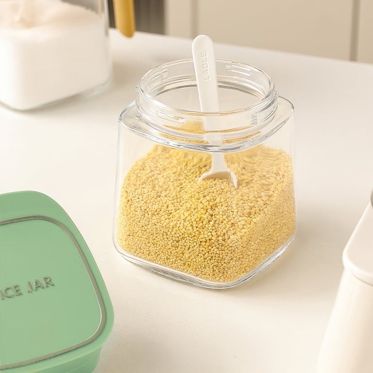 🍋 Lọ đựng gia vị Elmich kèm giá inox và thìa siêu tiện lợi