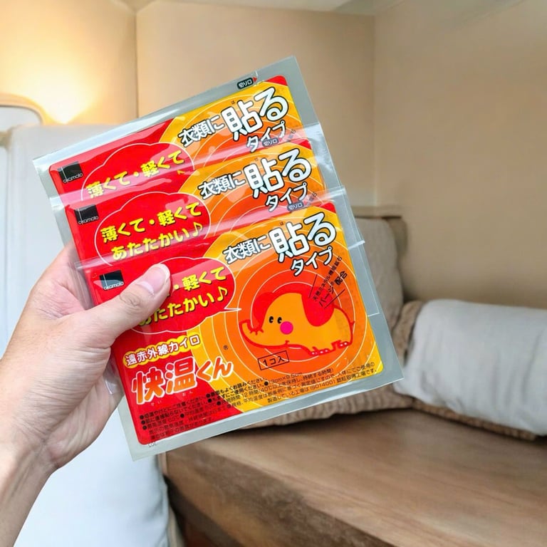 Set 10 miếng dán giữ ấm 12h Okamoto Nhật Bản