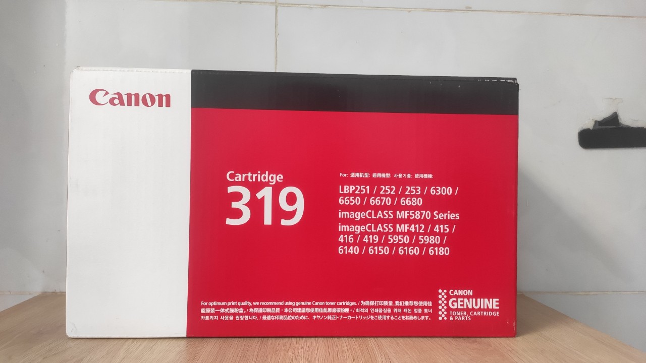 Hộp Mực Máy In Laser Canon 319 - Chính Hãng