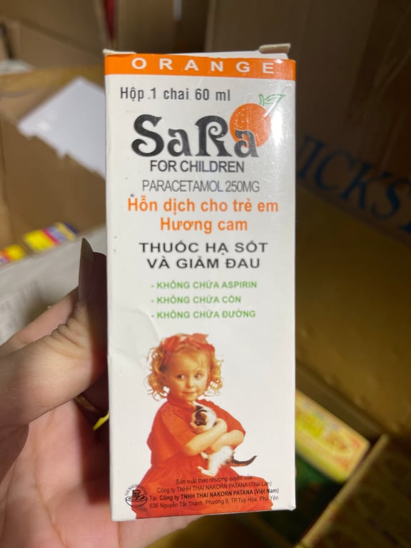 Sara chai cam 250