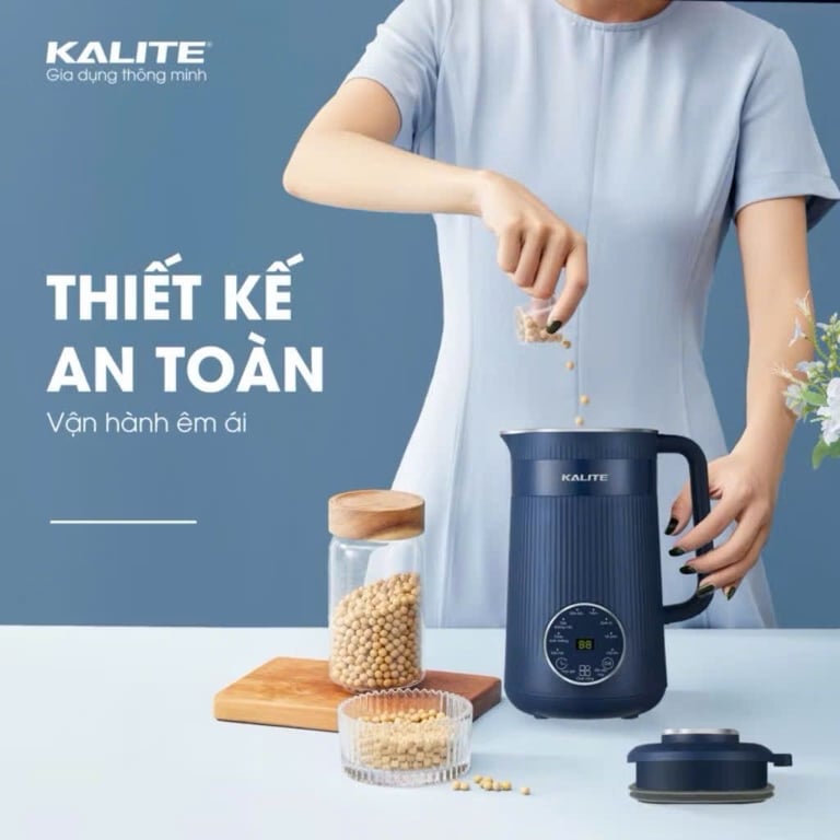 Máy làm sữa hạt mini Kalite KCB12B 1200ml