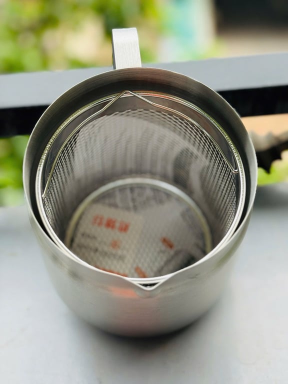 BÌNH LỌC DẦU ĂN INOX 304 CAO CẤP 2 lít