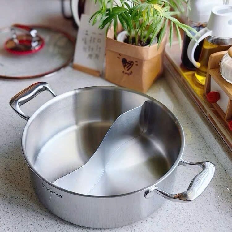 Nồi lẩu 2 ngăn Chockmen 28cm