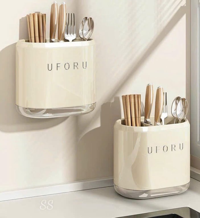 HỘP ĐỰNG ĐŨA THÌA UFORU TREO TƯỜNG