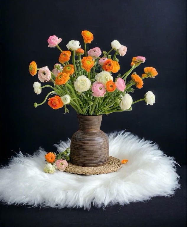 bình gốm Bát Tràng dáng đầm cao 23-31cm