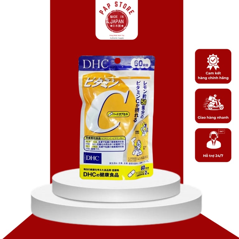 Viên uống DHC Vitamin C - 60 Days
