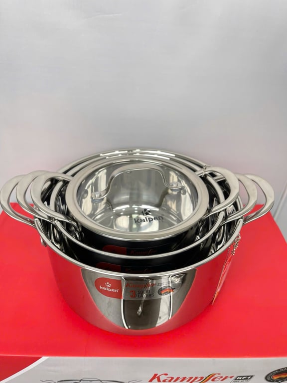 BỘ NỒI INOX 3 LỚP LIỀN KHỐI KALPEN KAMPFER KF1