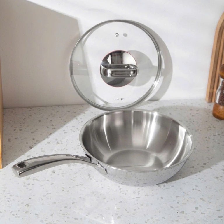 Chảo xào sâu lòng nắp kính Oyatton 24cm - OYT178