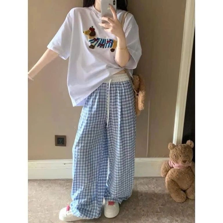 Quần karo đũi mùa hè