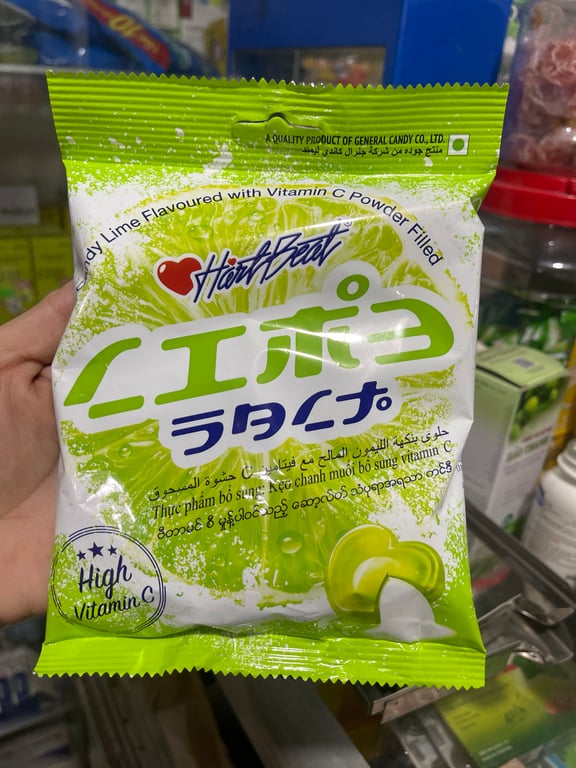 kẹo chanh muối vitamin c thái lan