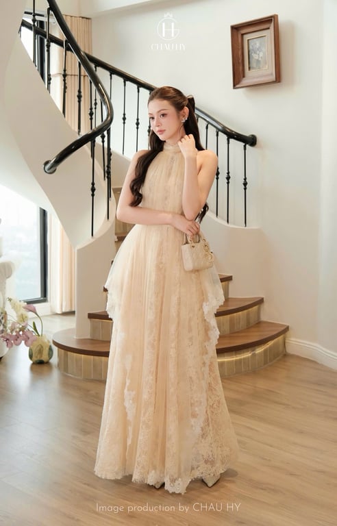 Đầm Lace Ricii brand Châu Hy