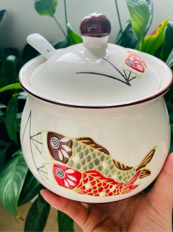 Liễn đựng mỡ 1.2 lít