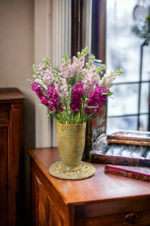 Bình loa kèn Bát Tràng cao 32cm