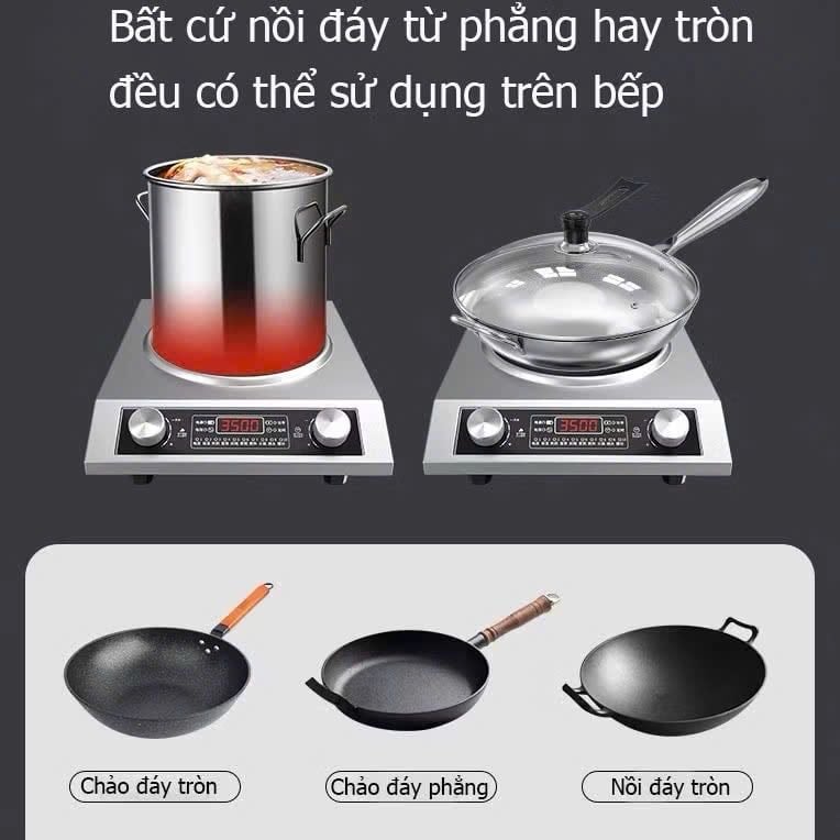 BẾP TỪ MẶT LÕM CAO CẤP 5000W