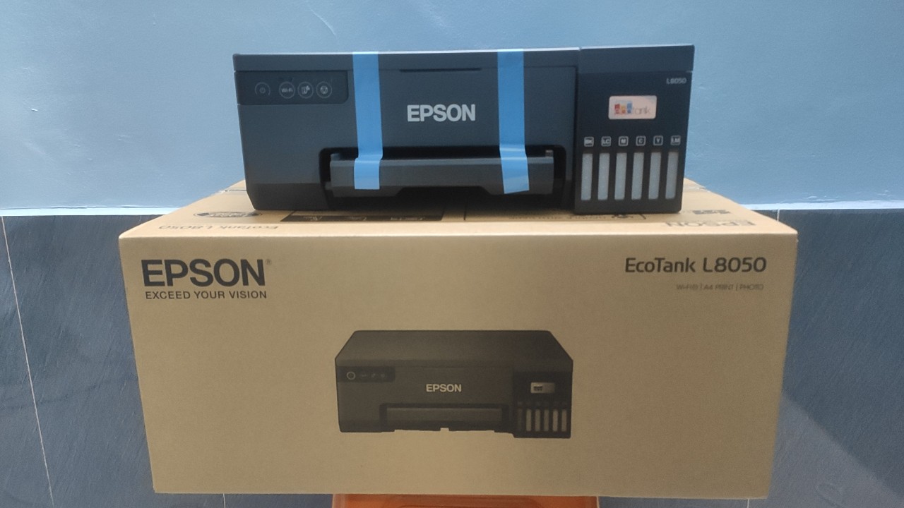 Máy In Phun Màu Đa Năng Epson L8050 (A4/ In/ USB/ WIFI) - Hàng Chính Hãng