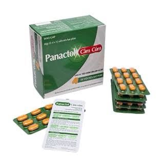 Panactol cảm cúm h/180v nén