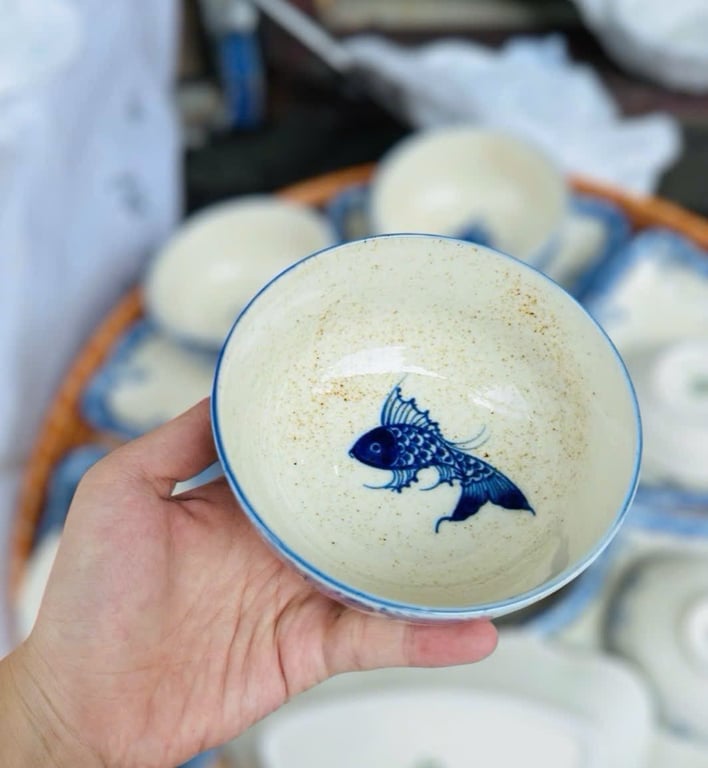 BỘ BÁT ĐĨA HOA MẶT TRỜI 15 món