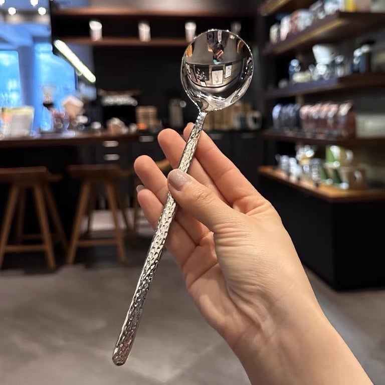 set 10  Thìa vàng trắng