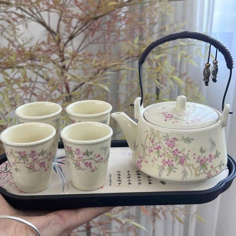 Set ấm trà cực xinh
