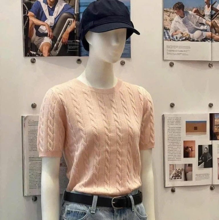 Áo len vặn thừng UNl QL0