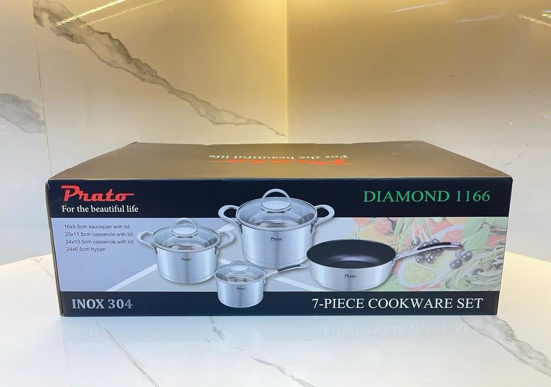 Bộ Nồi Inox 4 Món Cao Cấp Diamond 1166