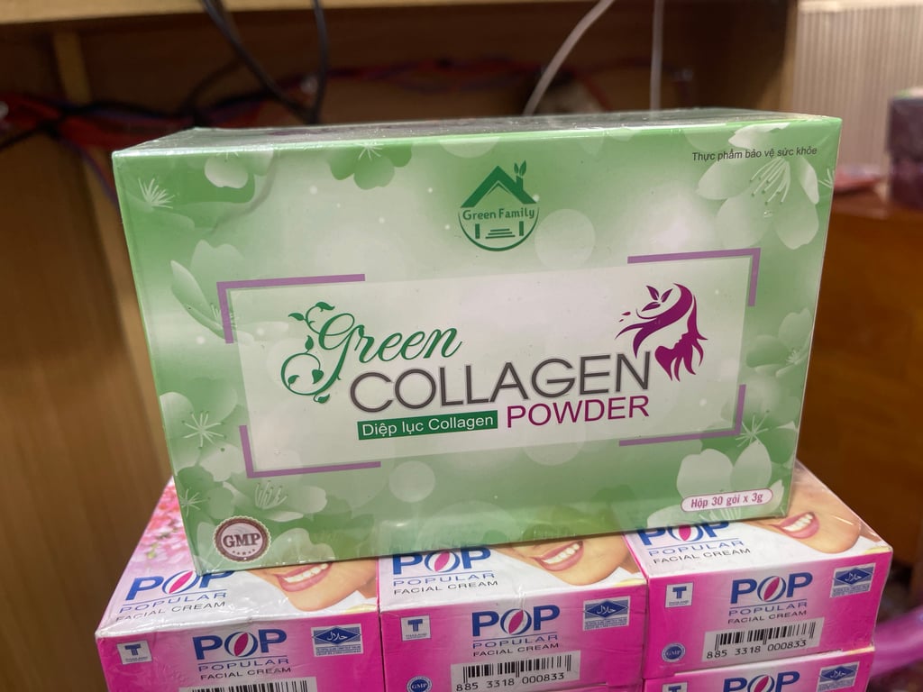 Diệp lục collagen  hộp 30 gói