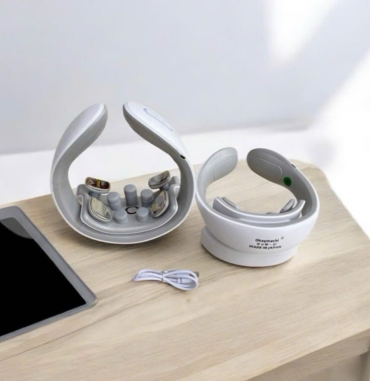 Máy Massage Cổ Vai Gáy Okaymachi hàng Nhật