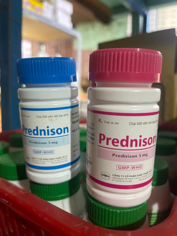 Prednisolon 5mg trung ương c/500v