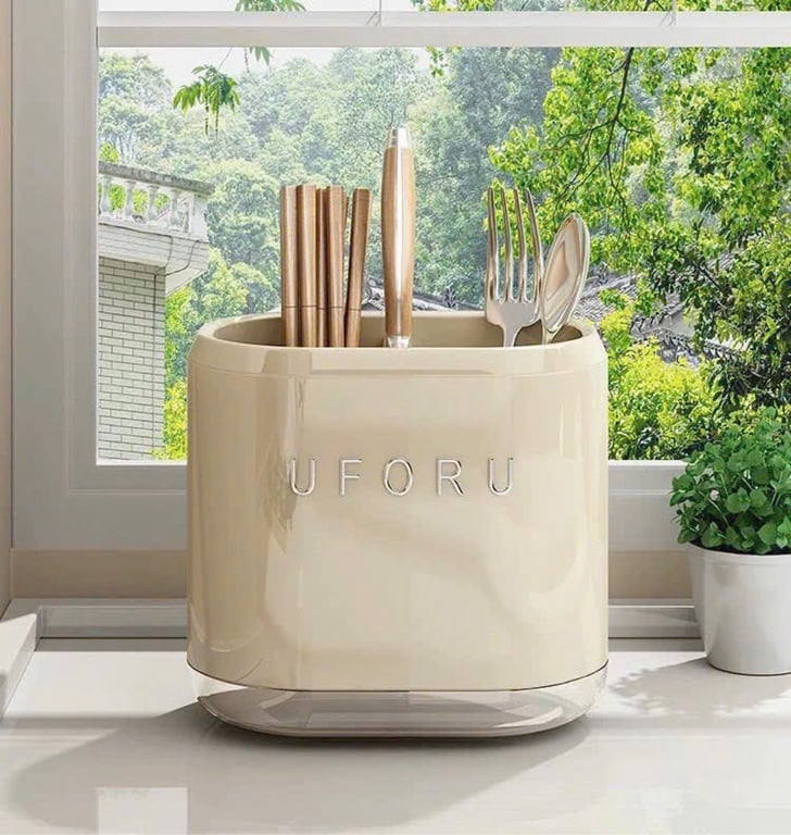 HỘP ĐỰNG ĐŨA THÌA UFORU TREO TƯỜNG