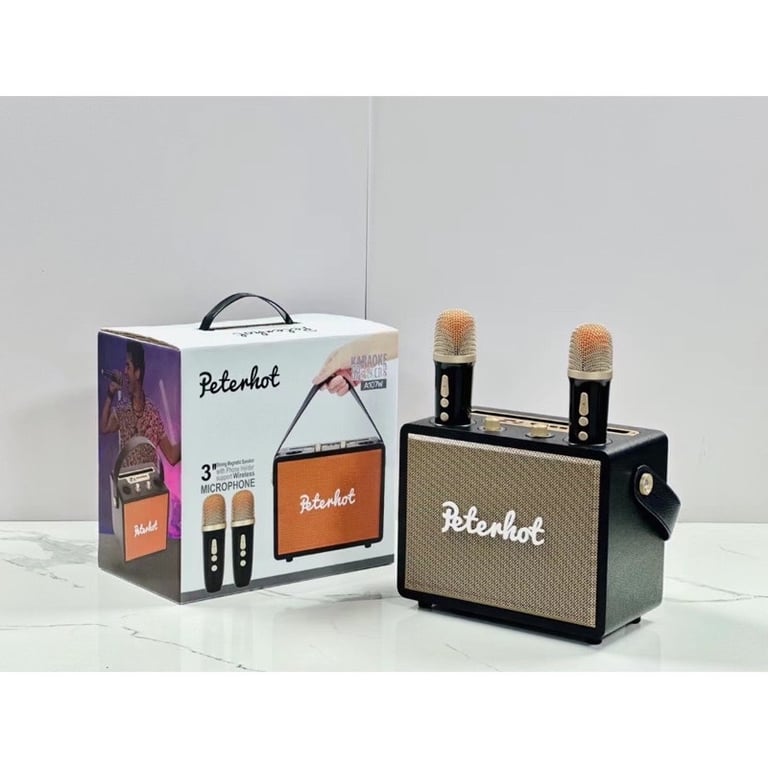 LOA BLUETOOTH NGHE NHẠC KHÔNG DÂY TẶNG KÈM 2 míc cực đã !!