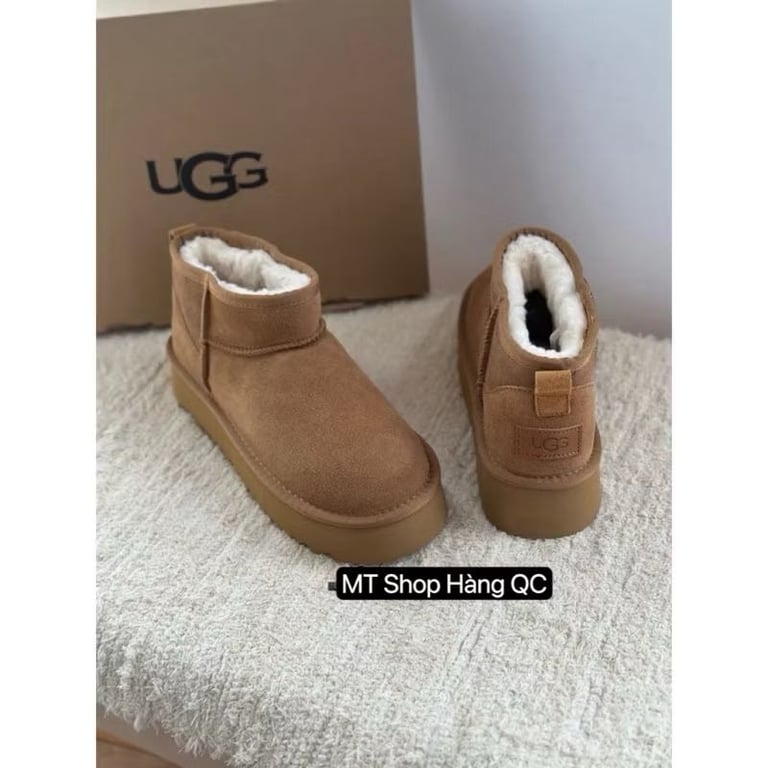 Bốt bông cổ thấp