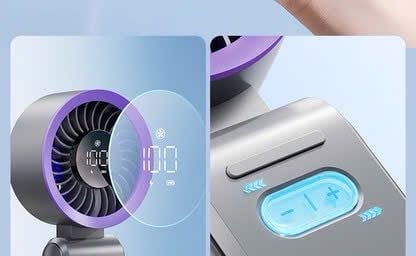 Quạt sạc USB cầm tay mini Tiross TS3422