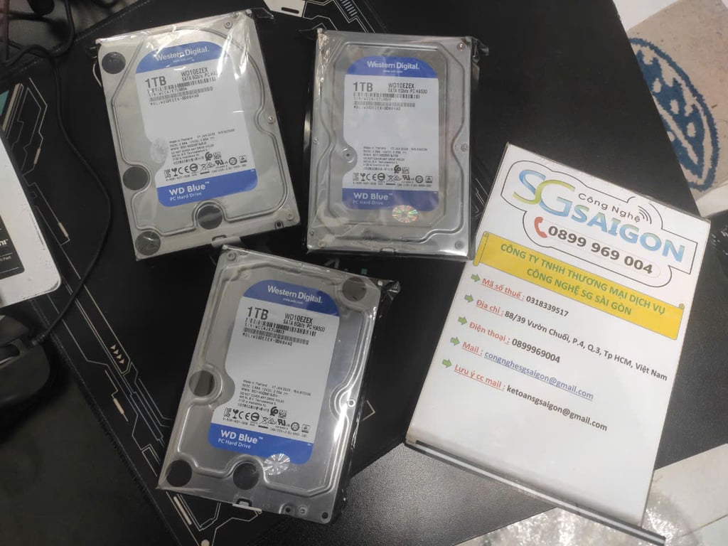 HDD 1TB Western Blue Sata  (WD10EZEX)-Nhập Khẩu