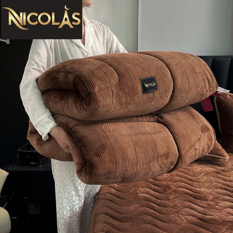 CHĂN LÔNG CỪU  PHÁP NICOLAS 2m*2m3