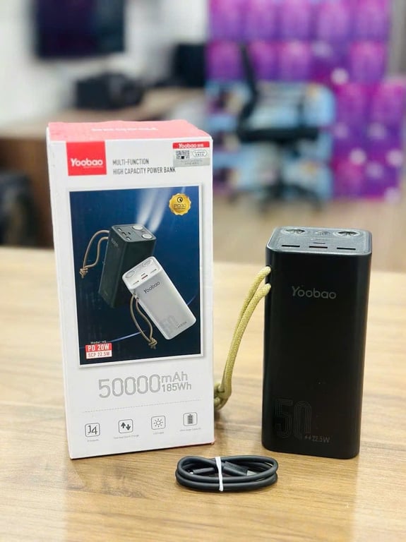Pin Sạc Dự Phòng Yoobao H5 50000mAh – Siêu trâu, siêu đỉnh, siêu tiện