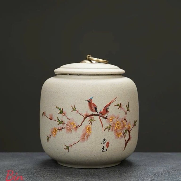 Hũ đựng trà bằng gốm tử sa