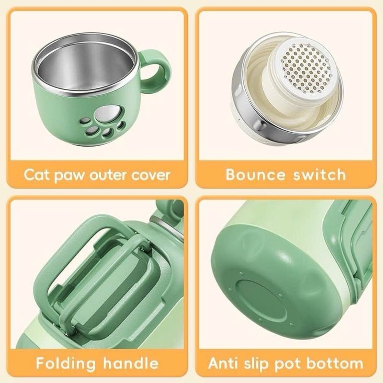 Bình giữ nhiệt chân mèo inox 316 OYATTON 1000ml - O52