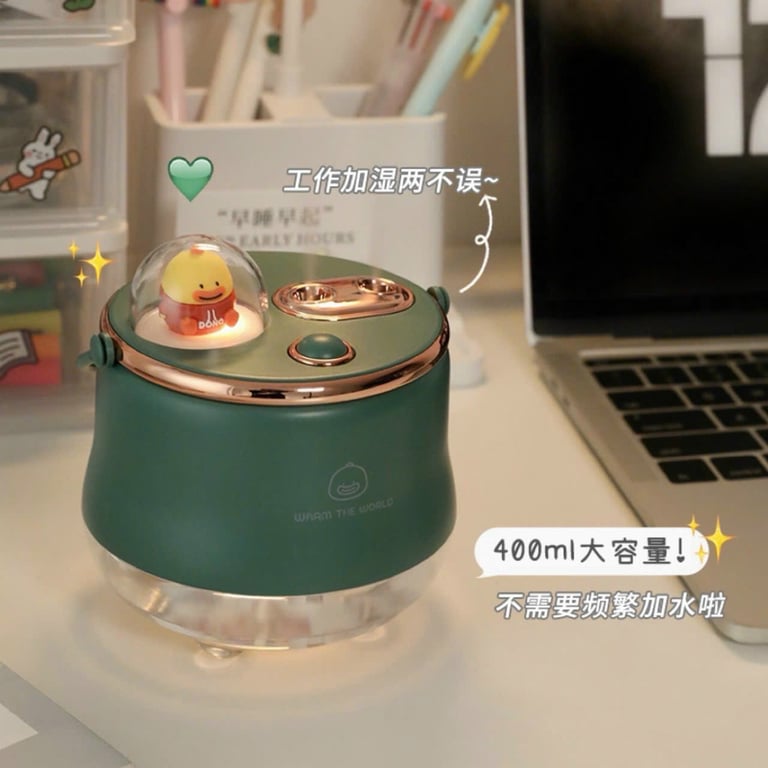 máy xông kèm đèn ngủ