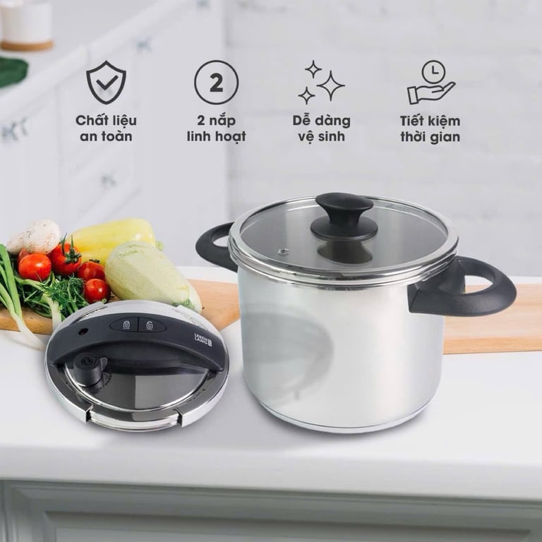Nồi áp suất lebenlang LBL0909 5.5L Đường kính 21cm