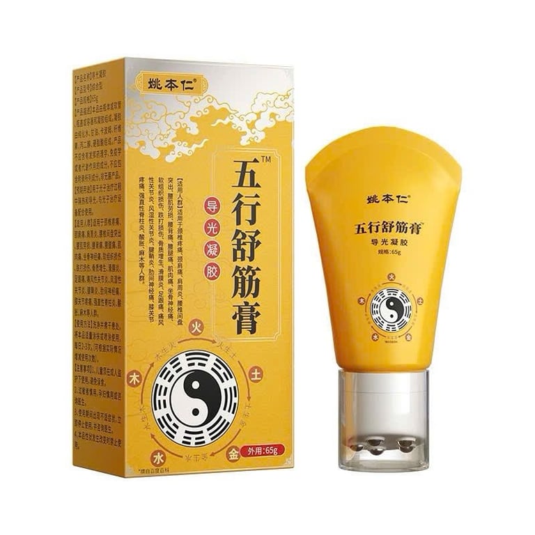 Cao Nóng Xoa Bóp Giảm Đau Nhức Xương Khớp - Dạng Lăn Masage 5 Viên Bi Ngũ Hành