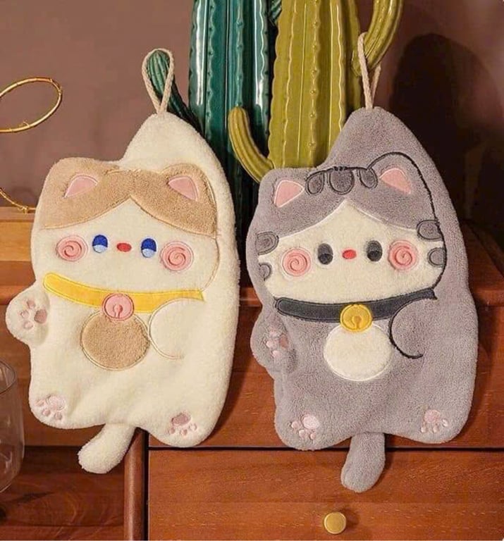 KHĂN LAU TAY TREO TƯỜNG HÌNH THÚ