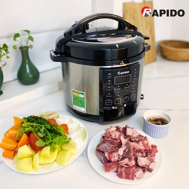 Nồi áp suất điện đa năng Rapido RPC900-D1